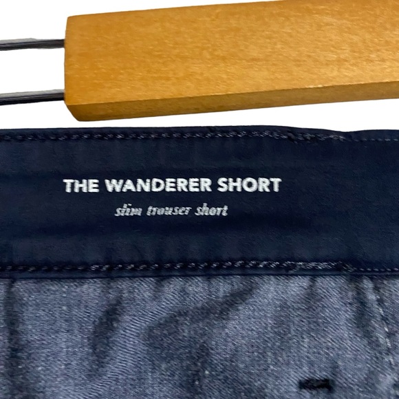 AG Adriano Goldschmied Men's Navy The Wanderer Slim Trouser Short - Picture 4 of 8